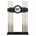 Holland Bar Stool Co Carolina Hurricanes Cue Rack in Black Finish CueBKCarHur